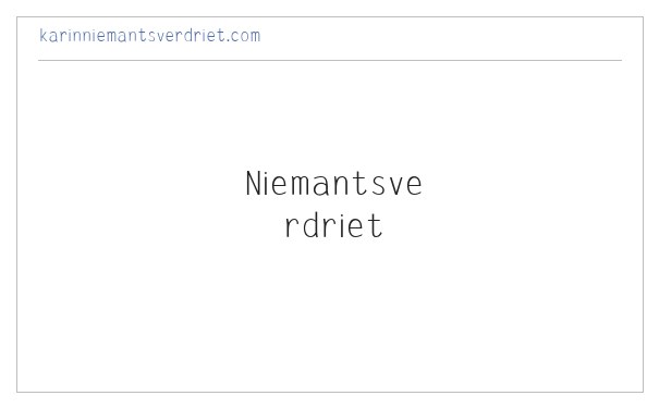 Karin Niemantsverdriet 缩略图